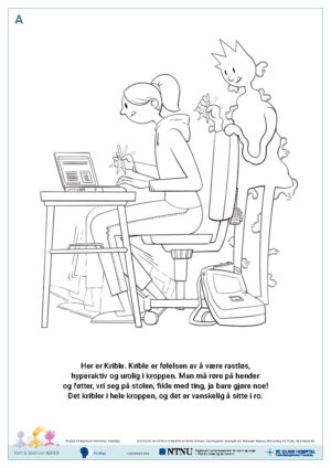 Kort & Godt om ADHD - Aktivitetsark A: Krible
